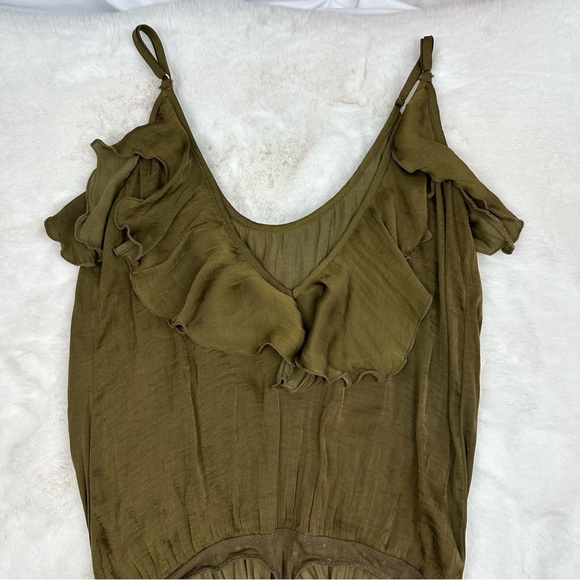 Free People Not Tired Olive Green Bodysuit - Picture 6 of 12